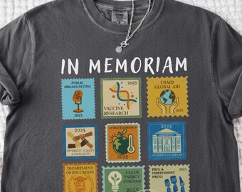 Retro In Memoriam Shirt, Pro Democracy T-Shirt, Anti Fascism Tee, Resist Protest Shirt, Liberal Political Graphic Tee, Activism Shirt