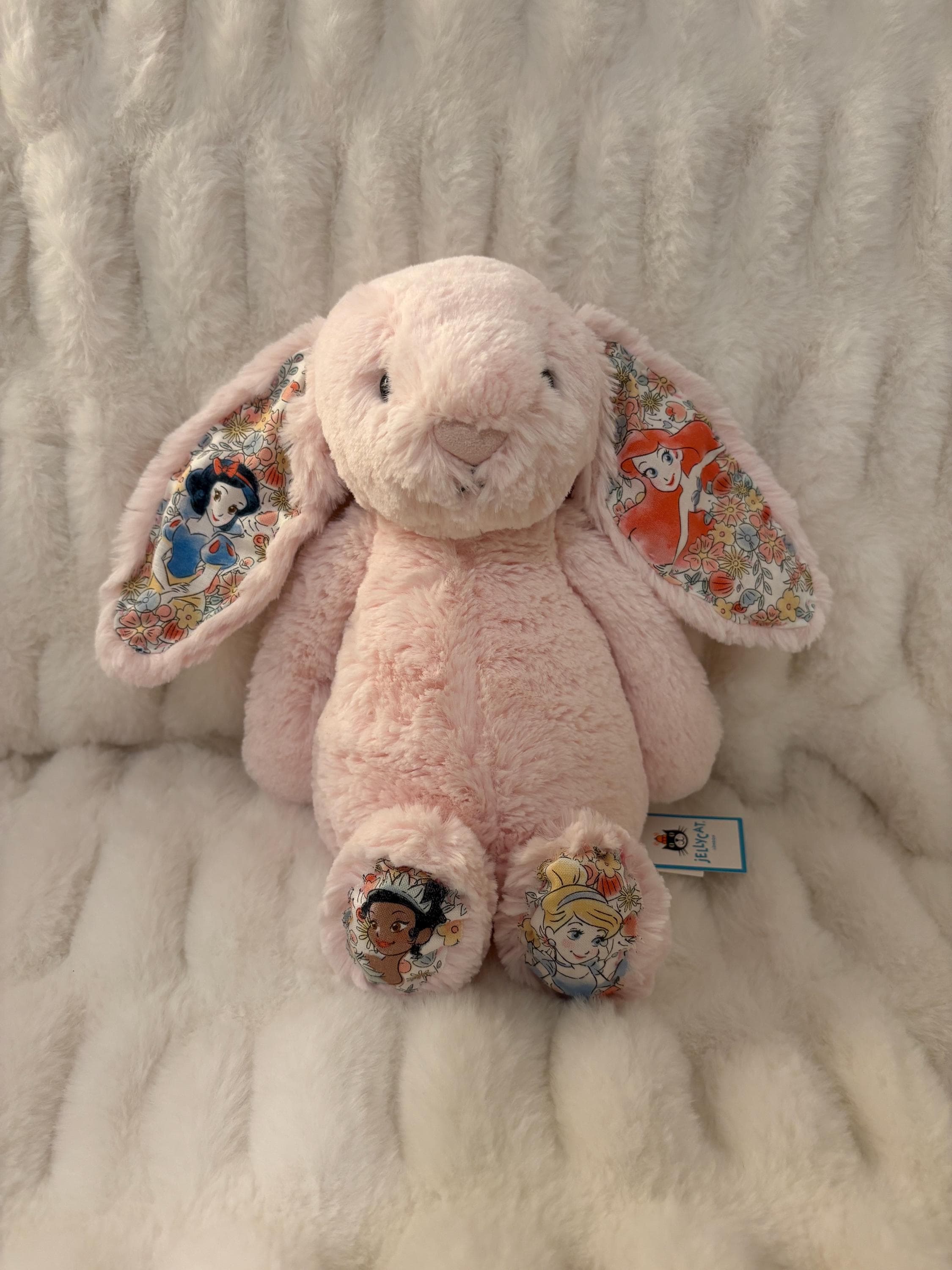 Disney Princess Pink Jellycat Bashful Bunny - Etsy