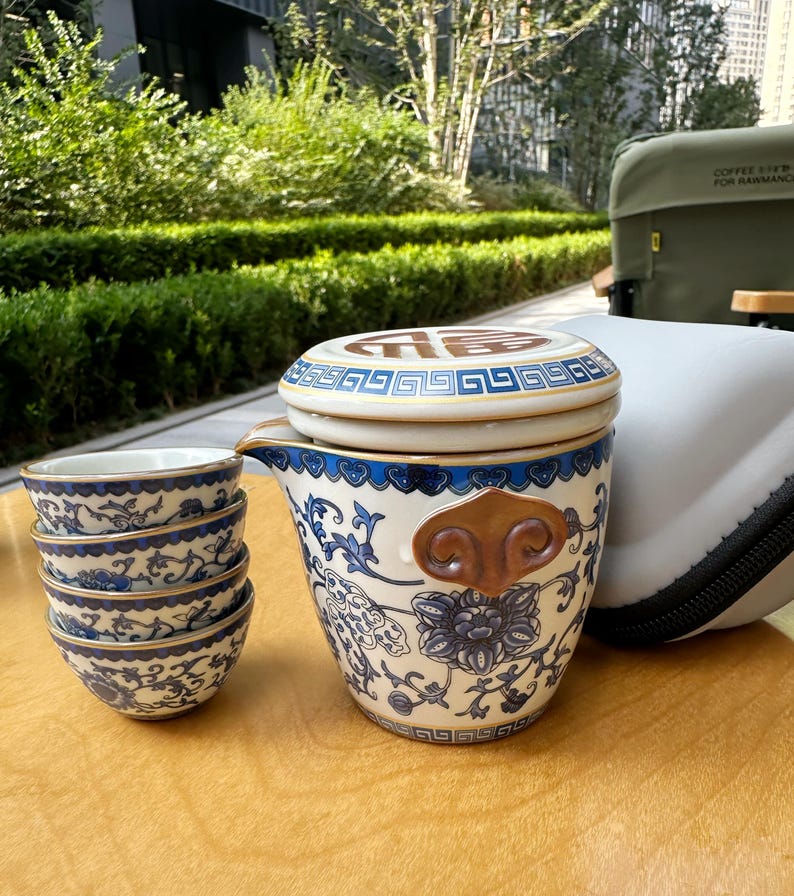 EasttreasureCrafts Ru Kiln Porcelain Tea Set