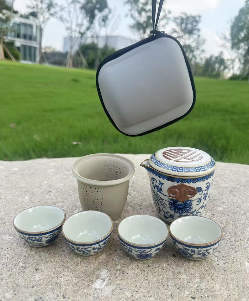 EasttreasureCrafts Ru Kiln Porcelain Tea Set - Thumbnail 3