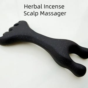 He Shou Wu örtbaserad rökelse hårbottenmassageapparat, aromatisk huvudmassage, akupressuravslappning och stresslindring