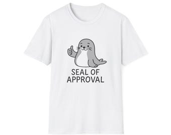 Seal of Approval T-Shirt, Funny Animal Lover Unisex Tee