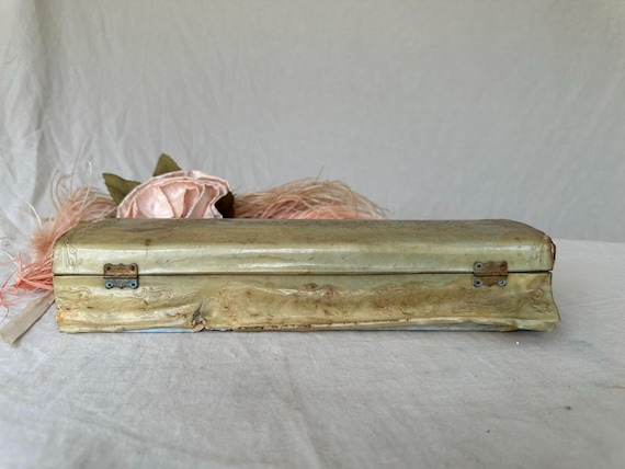 Antique Box With Gloves - image 7
