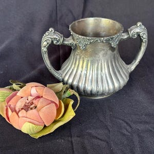 Silver Sugar Bowl Adelphi Silver Plate Co 832