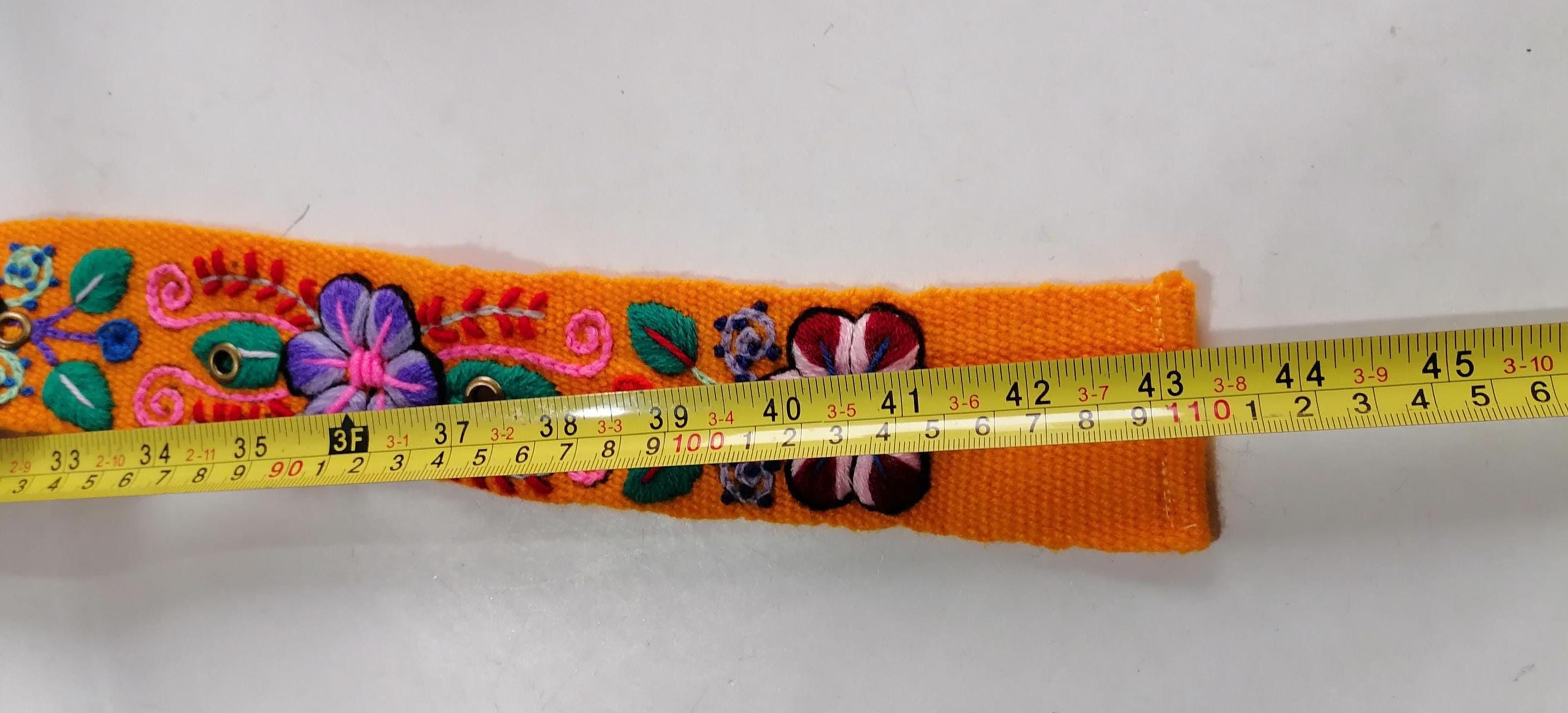 Multicolored Flower Wool Fabric Headband Belt Set Knitted Woolen Floral Headband and Belt Set - Etsy main image 3