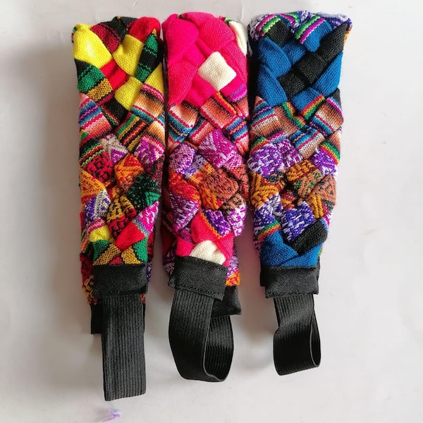 Set of 3 Handmade Andean Blanket Headbands