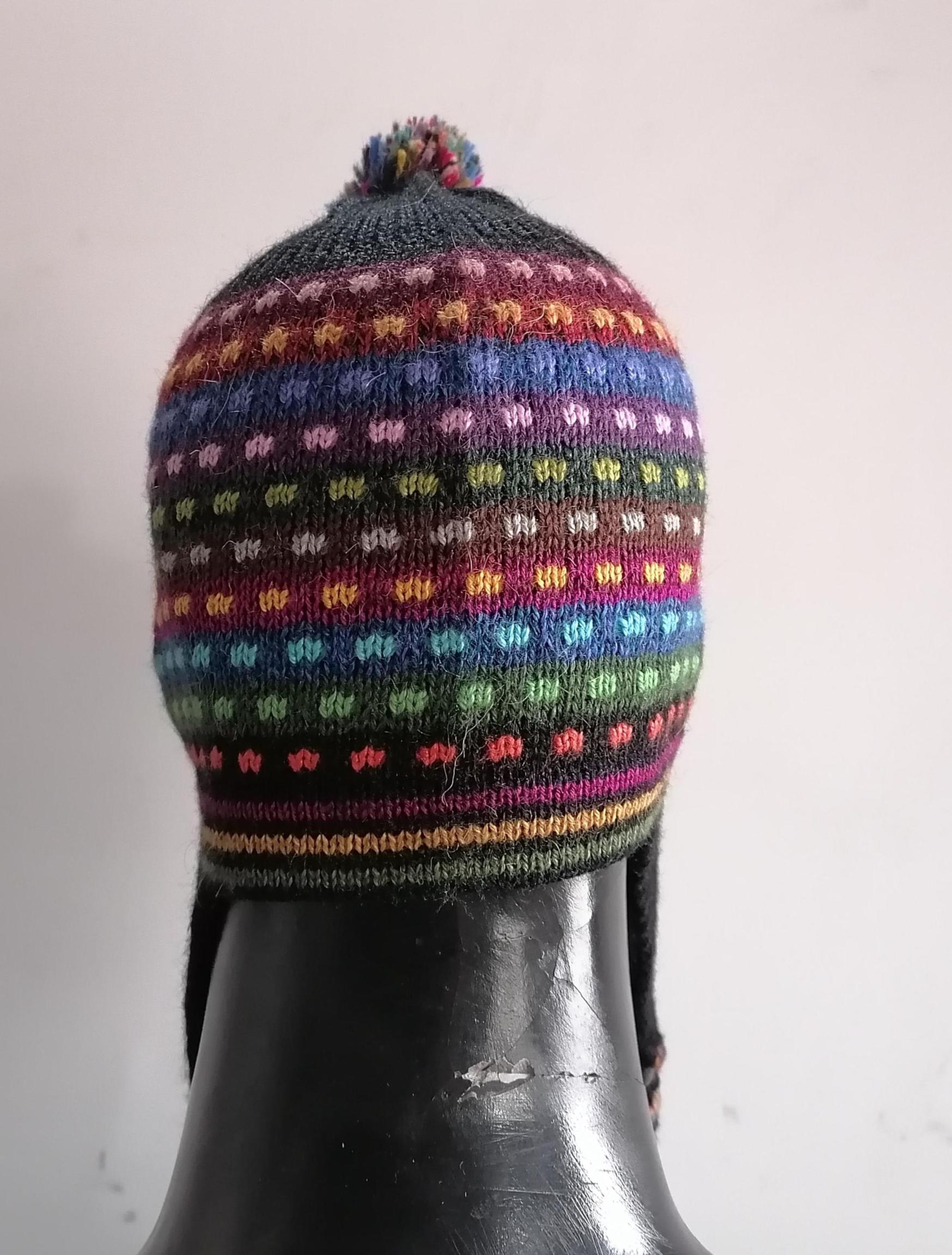 Unisex Peruvian Chullo Knitted Wool Winter Warm - Etsy