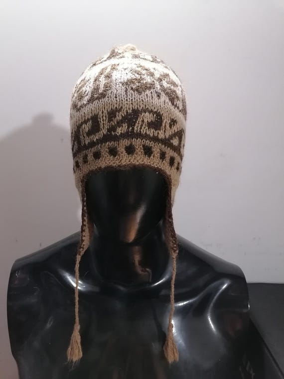 Peruvian Chullo Handwoven Peruvian Crafts Winter Unisex Chullo Handmade Peruvian Crafts Winter - Etsy main image 3