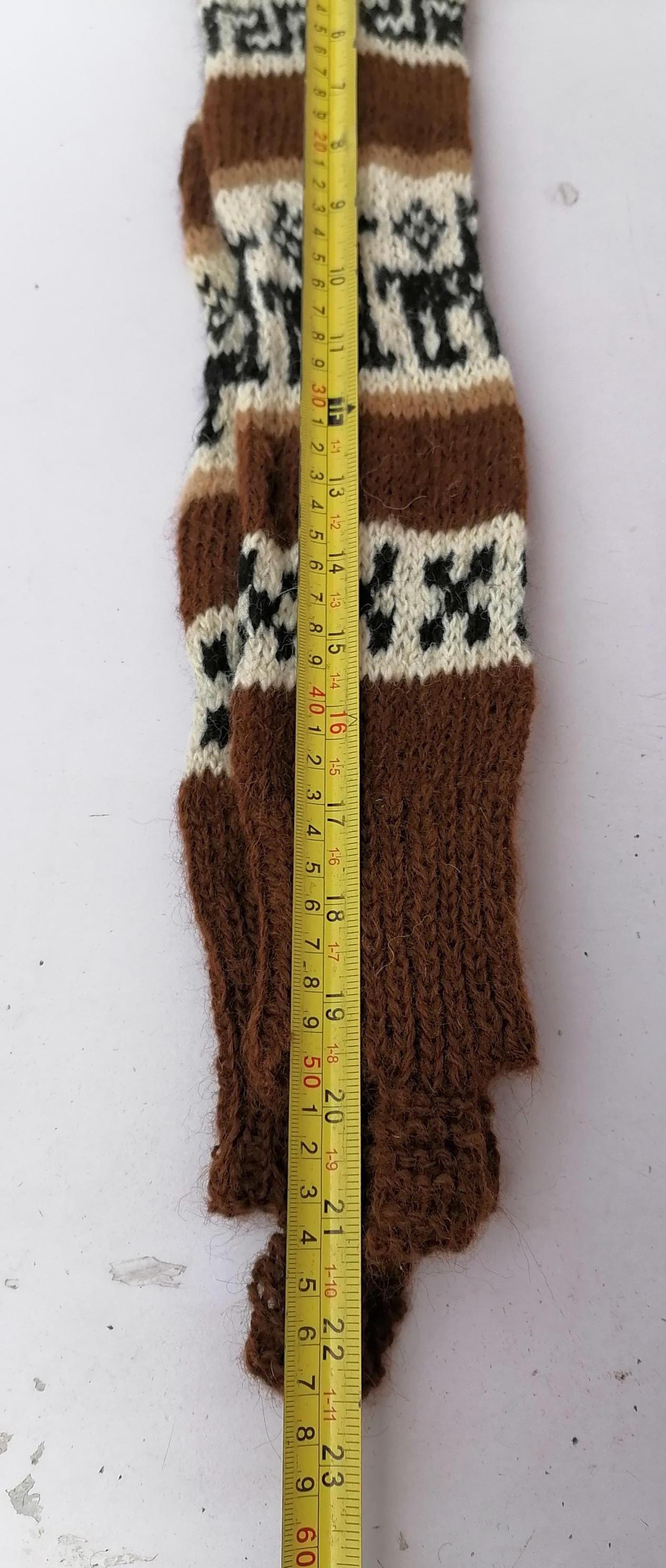 Set of Leg Warmers Soft Warm Alpaca Wool Knitted Gloves 100 Pairs Wholesale Lot Of Handwoven Unisex Alpaca Wool  main image 2