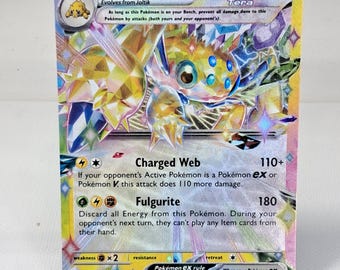 Pokemon Galvantula EX SIR 168/142 Stellar Crown Extended Artwork Case -  Etsy Canada