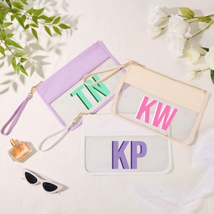 Custom Bridesmaid Beach Bag, Personalized Shadow Monogram Pool Bag, Bridesmaid Gifts Bag, Bachelorette Bridal Party Favor, Beach Travel Bag