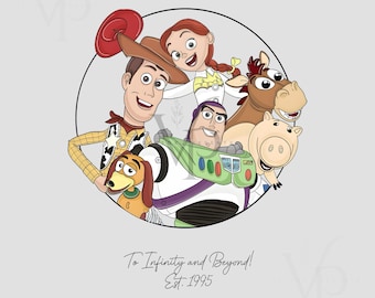 Toy Story Land To Infinity und Darüber hinaus 1995, Familienreise 2025 Png, Familienurlaub Png, Toy Story Land, Magisches Königreich Png, digitaler Download