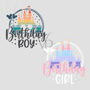 Birthday Boy-Girl Svg, Disneyland Birthday trip, Family shirt, Magical Castle, Birthday Matching Shirts, Birthday Squad, Svg, PNG, DXF