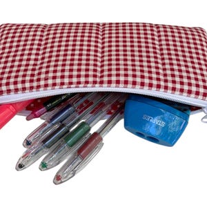 Ruby Quilted women clutch pencil case Pouch/ glasses pouch everything Waller, Toiletries,  bag,  cosmetic , Travel bag,lipstick wallet