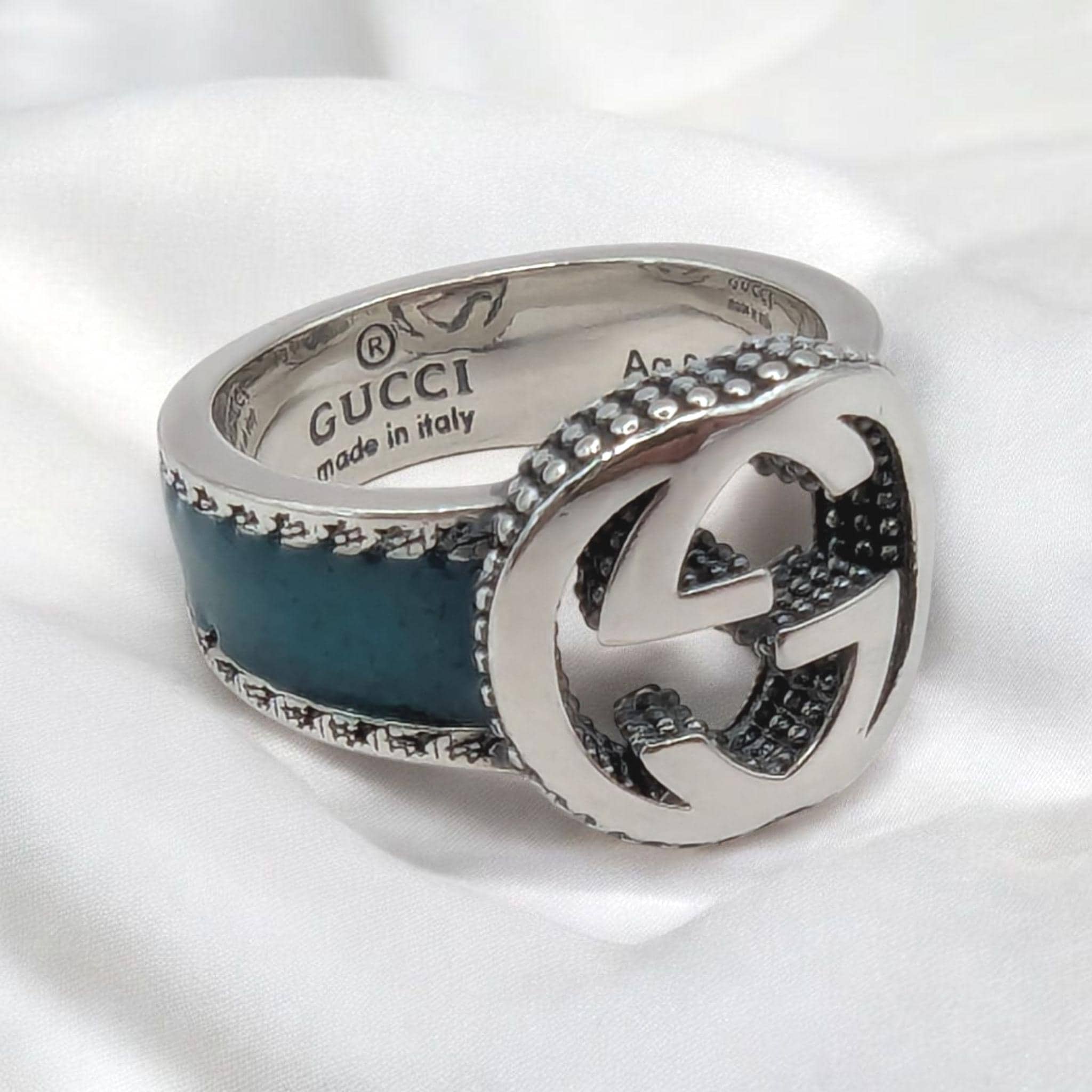 Old Gucci vintage ring sv925 19号 Old Gucci vintage ring sv925 19号