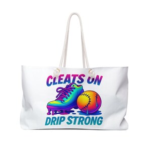 Tropfstarke Weekender-Tasche | Softball Tasche | Baseballtasche | Stollenreifen auf | Mutter Tasche