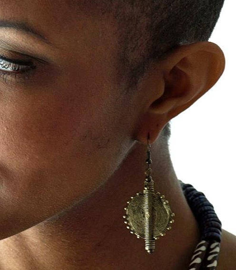 Baule Brass Earrings