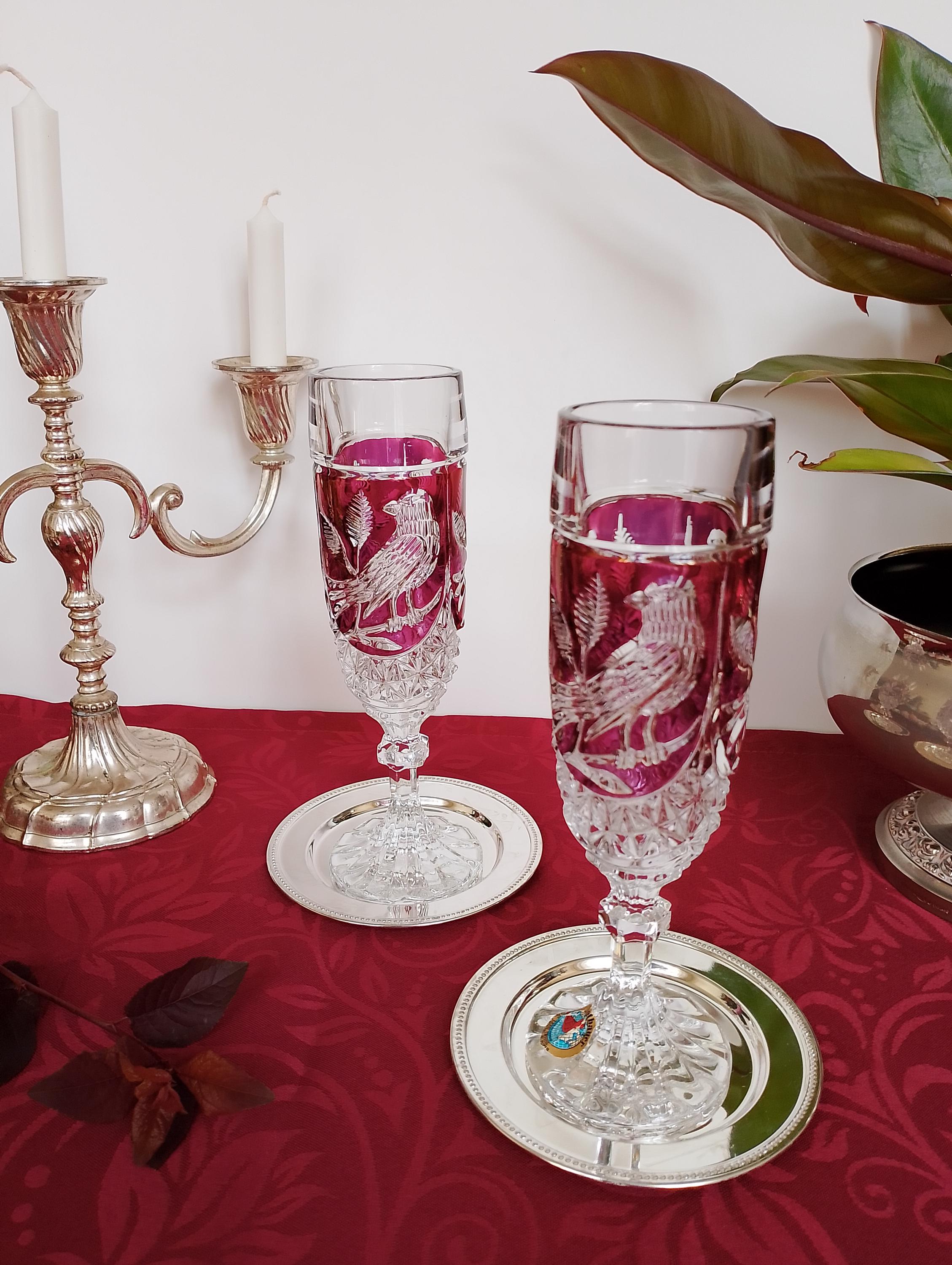 Hofbauer german red bird crystal - Etsy 日本