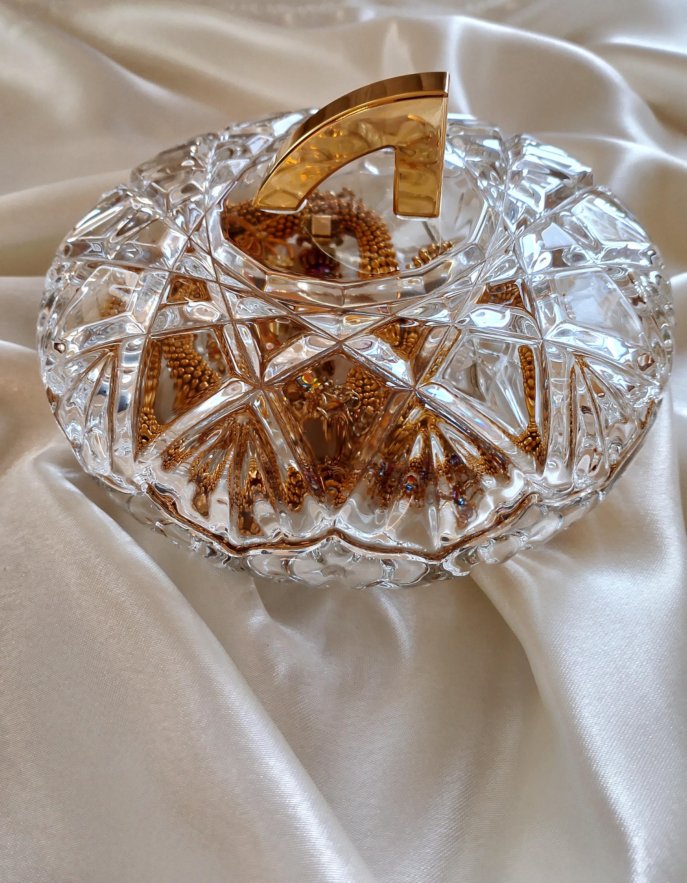 Bonbonnière Ancienne En Cristal Et Bronze - France (Début XXe, Bon état)