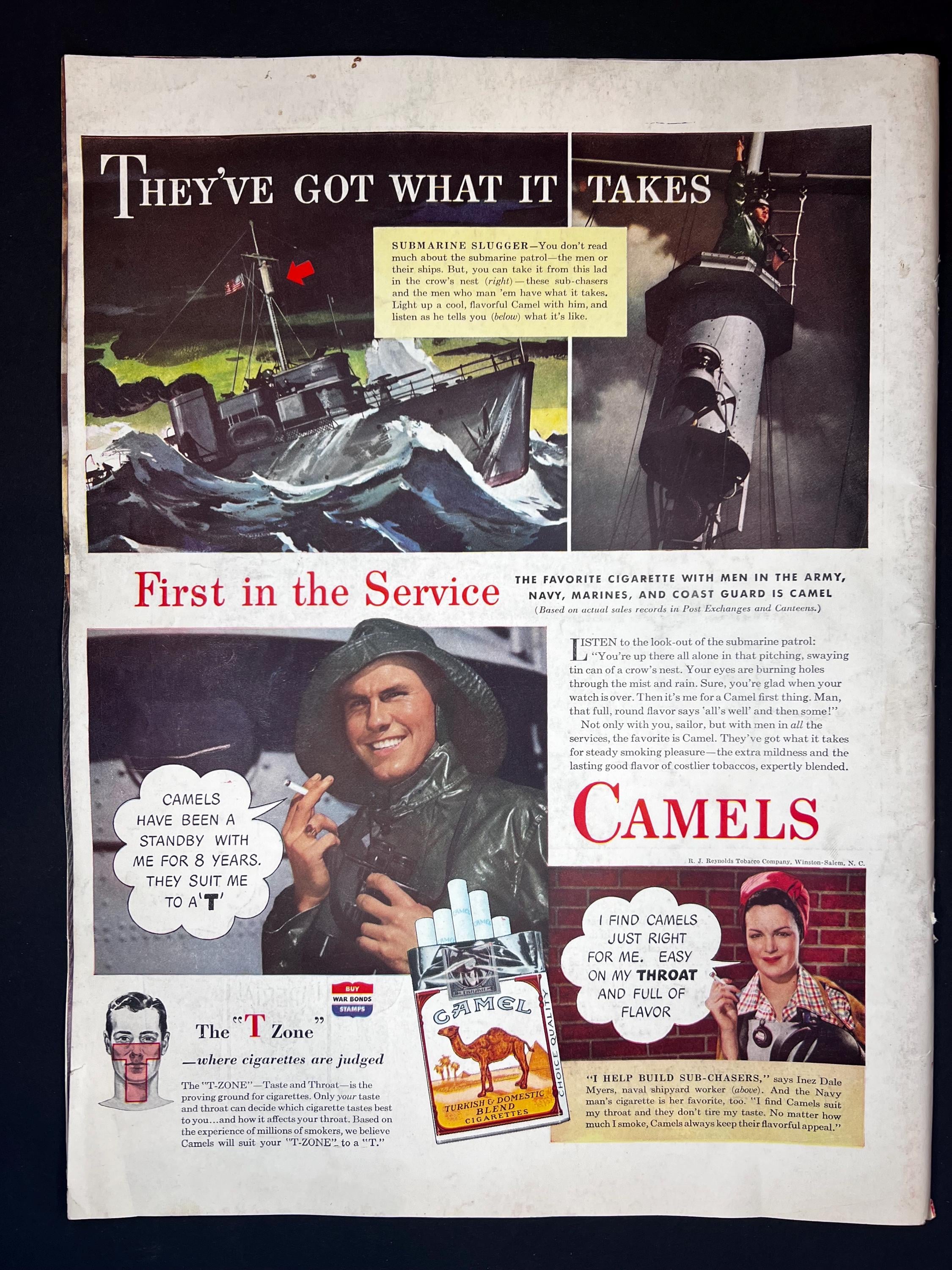 1940s cigarette ads 1940s Cigarette Ad