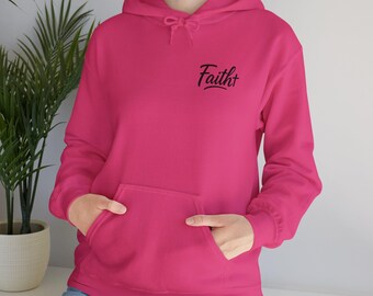 Op geloof gericht uniseks sweatshirt met capuchon - perfect voor op geloof gebaseerde bijeenkomsten, inspirerende geschenken, gezellige comfortkleding, aanmoedigingskleding,