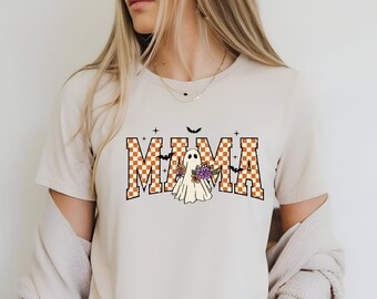Halloween Mama Shirt, Spooky Mama Tshirt, Spooky Season Halloween Gift
