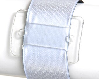 Floral Corsage "SLAPLETS" - Silver (3pcs)