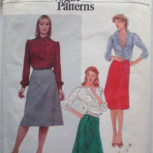Very Easy Very Vogue 7723 - Misses A-Line Skirt Sewing Pattern - Size 18, Waist 32