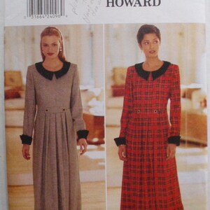 Butterick 4607 - 1990s Misses/Miss Petite Jessica Howard Dress Pattern - Size 6-8-10-12, Bust 30 1/2 - 34 - Uncut