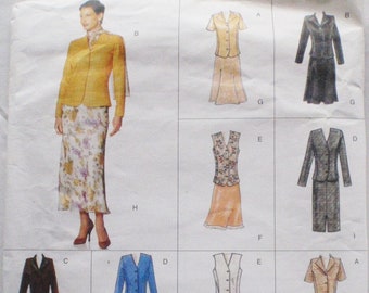 Uncut Factory Folds! Vogue 2174 Vogue Easy Options Size 8-12 OOP