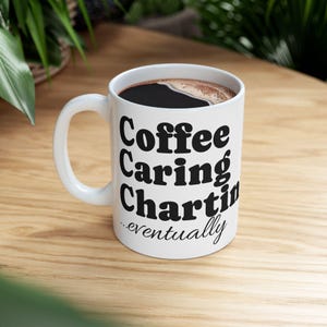 Playful Ceramic Coffee Mug with Humorous Nurse Quote | Perfect Gift for Coffee Lovers, Office Decor, Birthday, Holiday