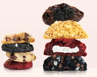 Caja de galletas sin gluten para armar a tu gusto (docena) – Galletas caseras grandes al estilo neoyorquino