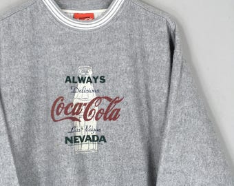 Vintage 90s Coca Cola Carbonated Drink Sweatshirt Xlarge Coca Cola