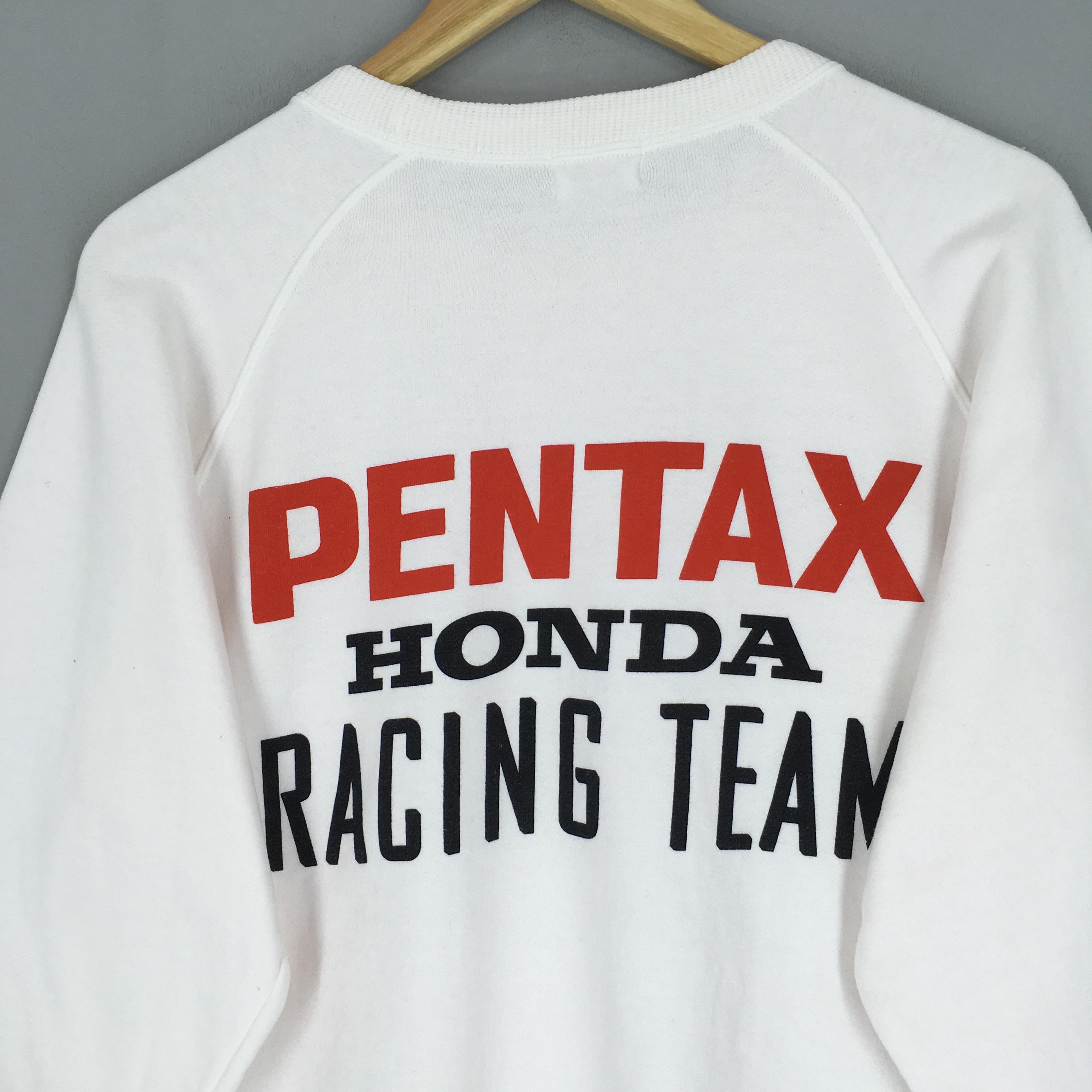 RARE Vintage 90s Honda Racing Team Sweatshirt Large Pentax Honda 