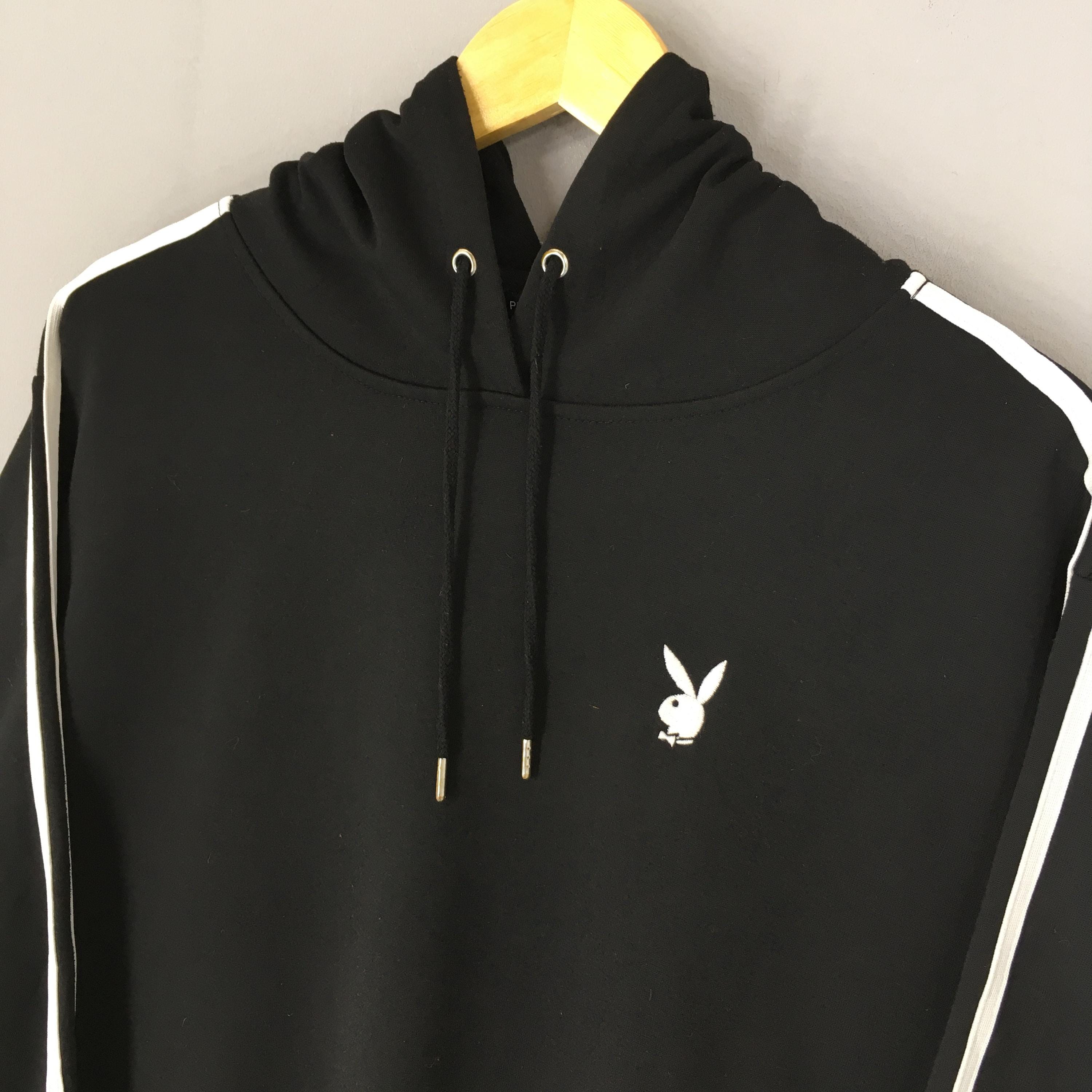 Vintage Y2K Playboy Bunny Hoodie Sweatshirt Medium Playboy Spell