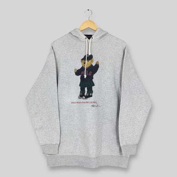 90s Polo by Ralph Lauren Polo Bear パーカー Vintage Polo Bear Ralph Lauren Hoodies Sweatshirt Medium 90s Polo