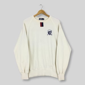 Vintage Polo Ralph Lauren Sweatshirt Large 1990s Polo PRL Golf Embroidered Logo Sweater Polo By Ralph Lauren Jumper Polo RL Crewneck Size L