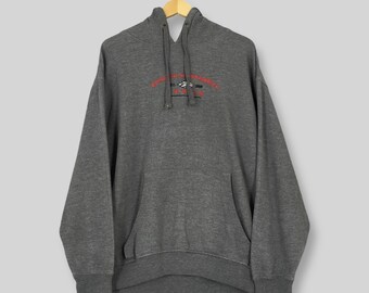 Vintage University of New Mexico Hoodie Sweatshirt Large University of New Mexico Embroidered Logo Sweater New Mexico Lobos NCAA Jumper L