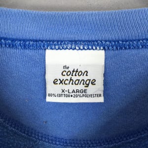 Vintage University of North Carolina blå tröja XL UNC Tar Heels stavade logotyp tröja North Carolina Tar Heels NCAA Crewneck XL bild 6