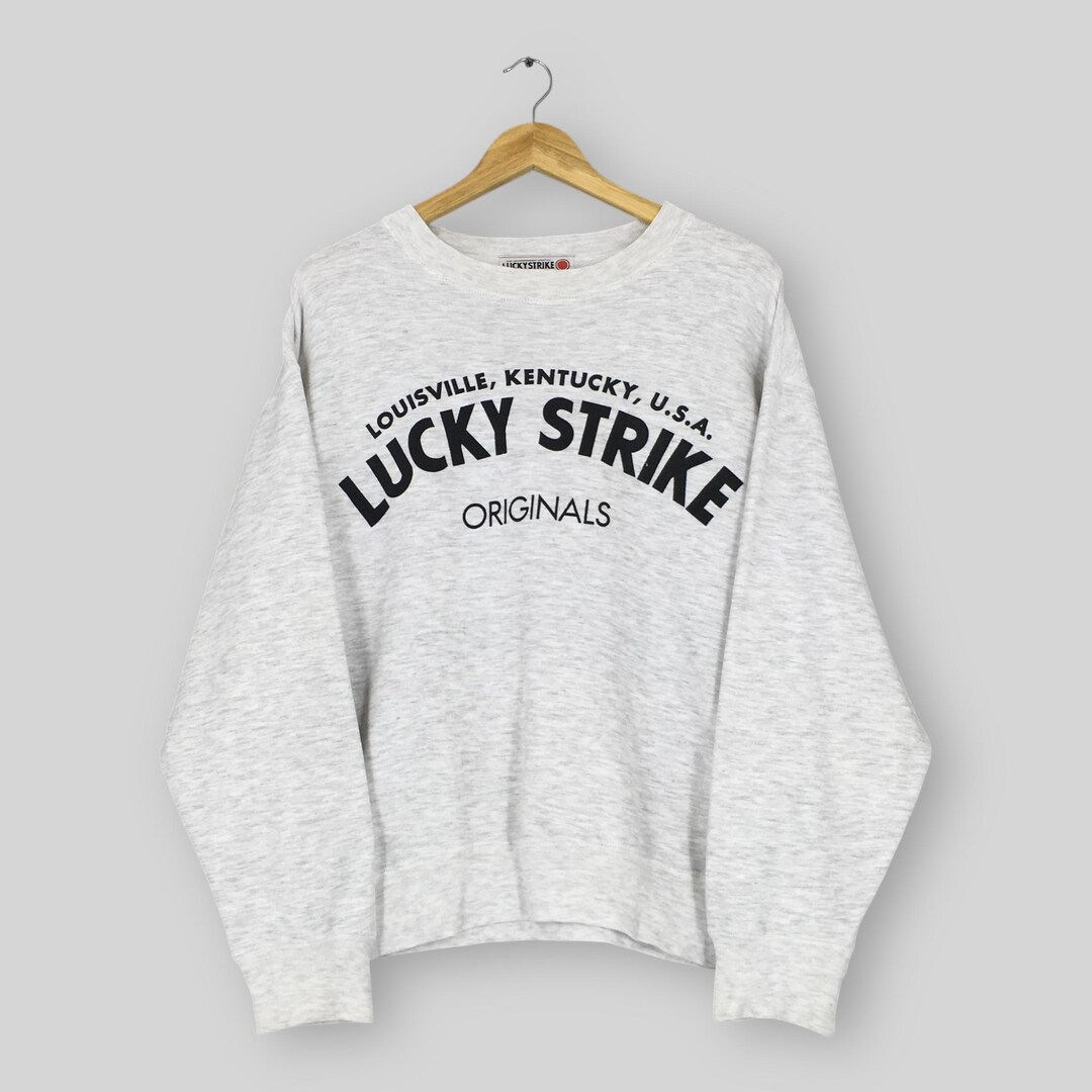 LUCKY STRIKE バックプリント スウェットシャツ グレー LUCKY STRIKE バックプリント スウェットシャツ グレー 【公式通販】