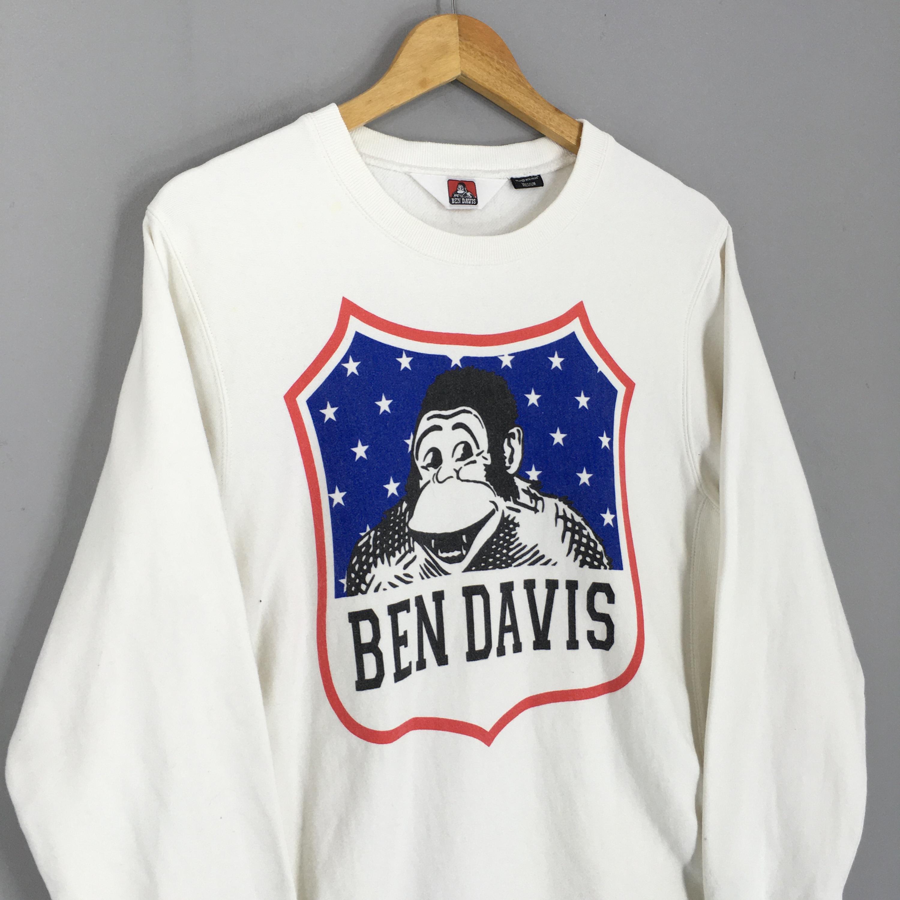 Vintage Ben Davis San Francisco White Sweatshirt Medium Ben Davis 