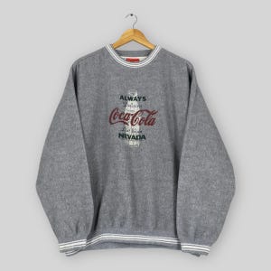 Vintage 90s Coca Cola Carbonated Drink Sweatshirt XLarge Coca Cola Las Vegas Nevada Sweater Coca Cola Soda Drink Jumper Coke Crewneck XL