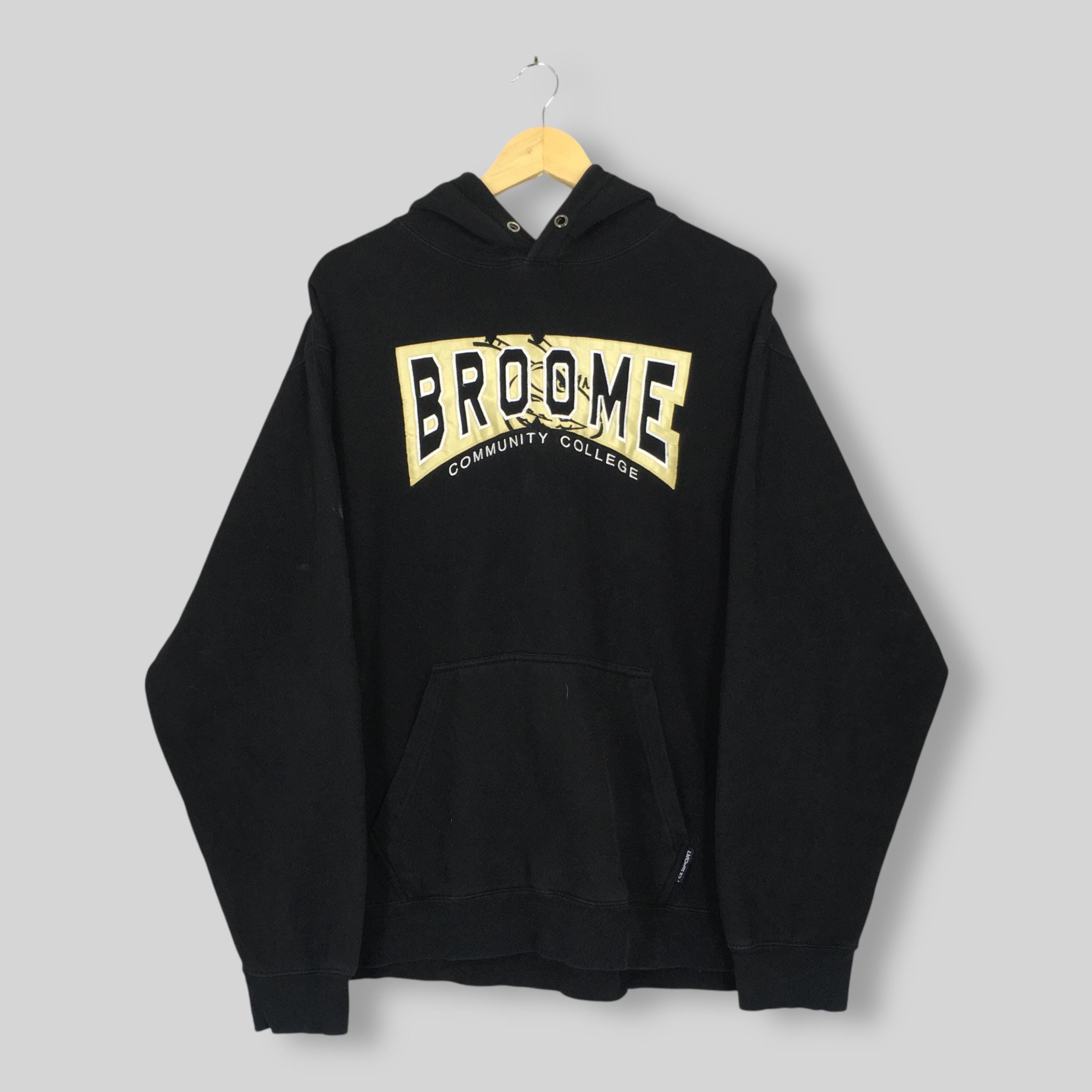Vintage SUNY Broome Community College Hoodie Sweatshirt Xxlarge