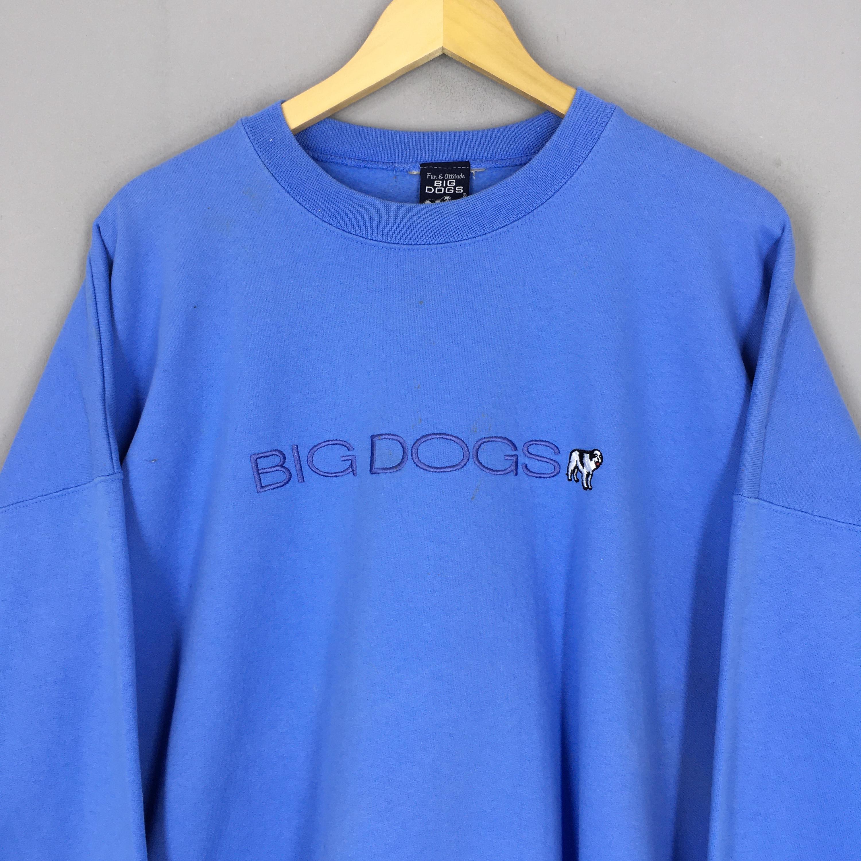 Vintage Big Dogs Sportswear Blue Sweatshirt Xxlarge Big Dogs