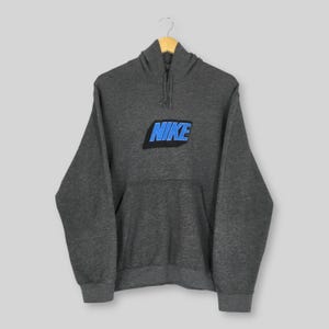 Vintage Nike Swoosh Hoodie Sweatshirt Medium Nike Swoosh Embroidery Spell Out Logo Sweater Nike Usa Jumper Nike Streetwear Pullover Size M