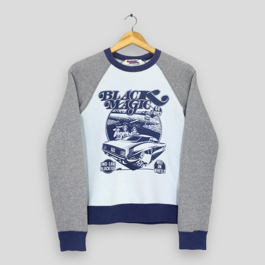 Vintage Hysteric Glamour Black Magic Raglan Sweatshirt Small