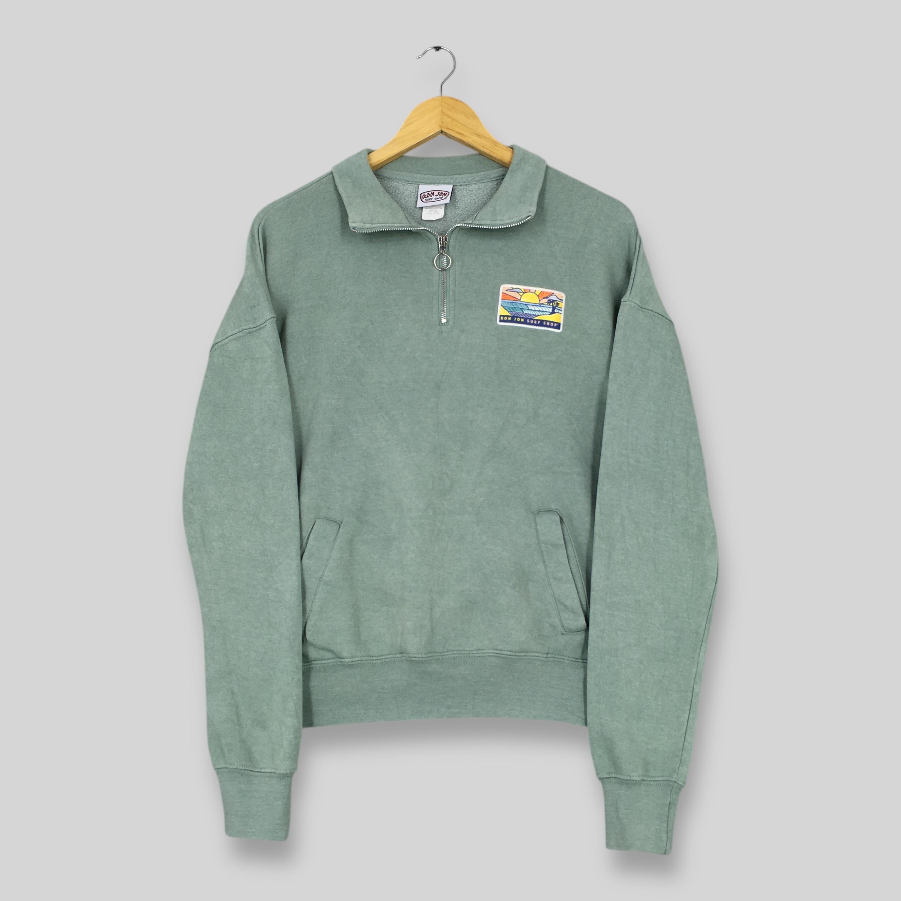 Vintage Ron Jon Surf Shop Half Zipper Sweatshirt Small Ron Jon