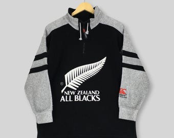 CANTERBURY New Zealand Rugby Shirt Medium Vintage 90's Canterbury