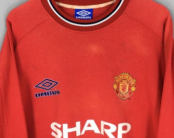 90s umbro Manchester United スウェット Vintage 90s Umbro Manchester United Home Sweatshirt Xlarge