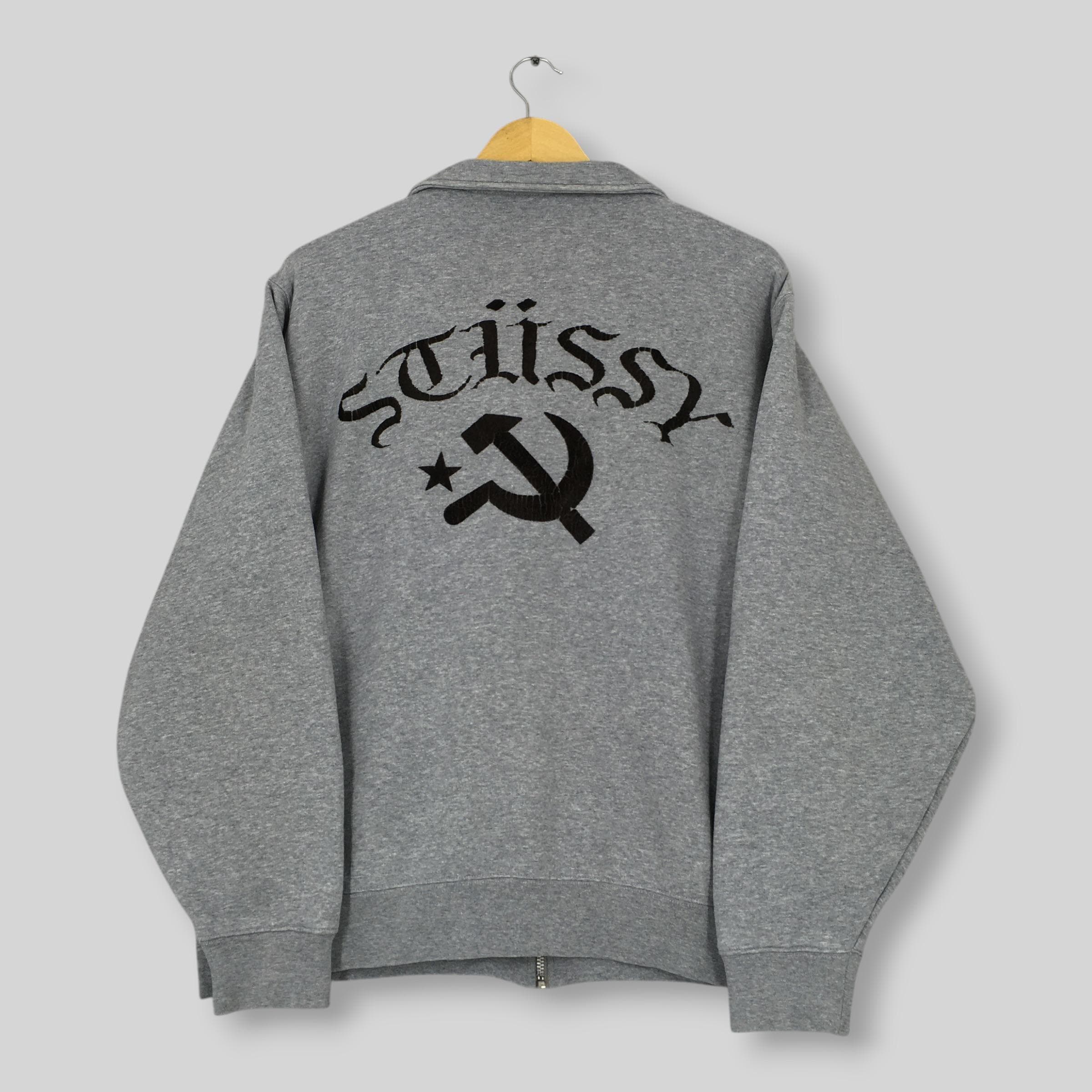 RARE Vintage 90s Stussy CCCP Soviet Union Sweatshirt Medium Stussy